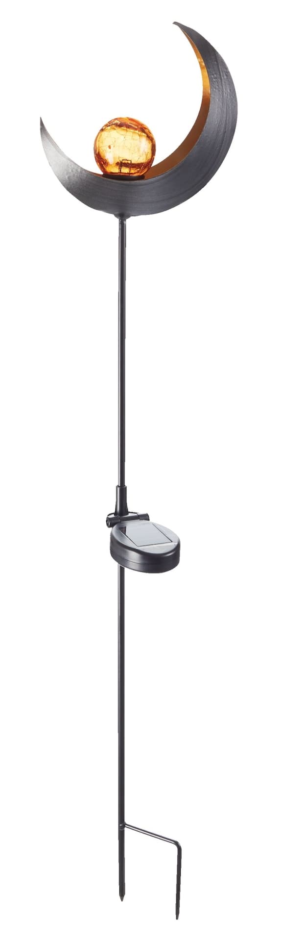 For Living Bronze Moon Solar Garden Stake Light, 35.43-in