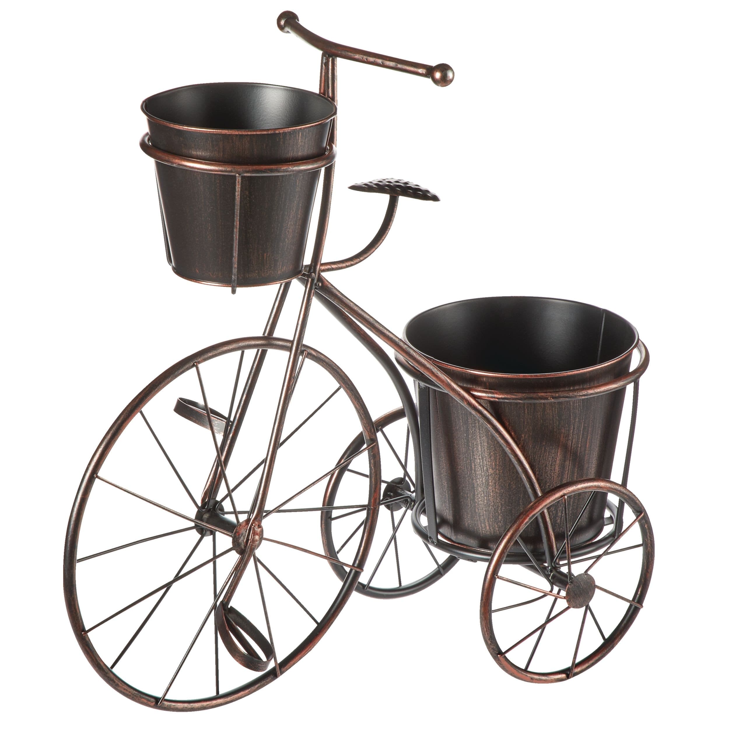 For Living Tricycle Planter & Plant Stand, 20.47-in, Multi-Colour, Assorted