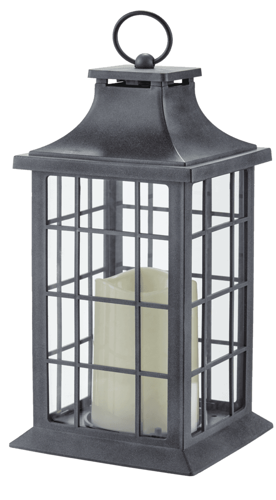 For Living Outdoor Lantern, 12.20-in, 2-pk, White, Assorted Styles