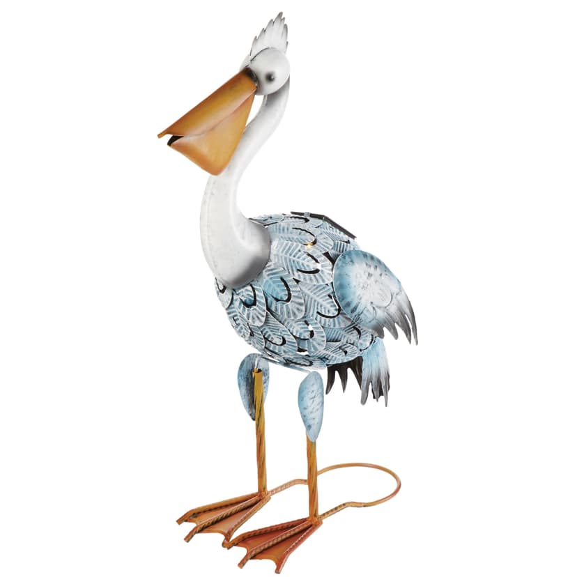 For Living Metal Pelican Statue & Lawn Ornament, 18.90-in