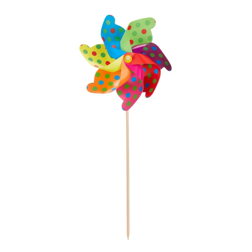 For Living Patterned Garden 40-in Pinwheel & Wind Spinner