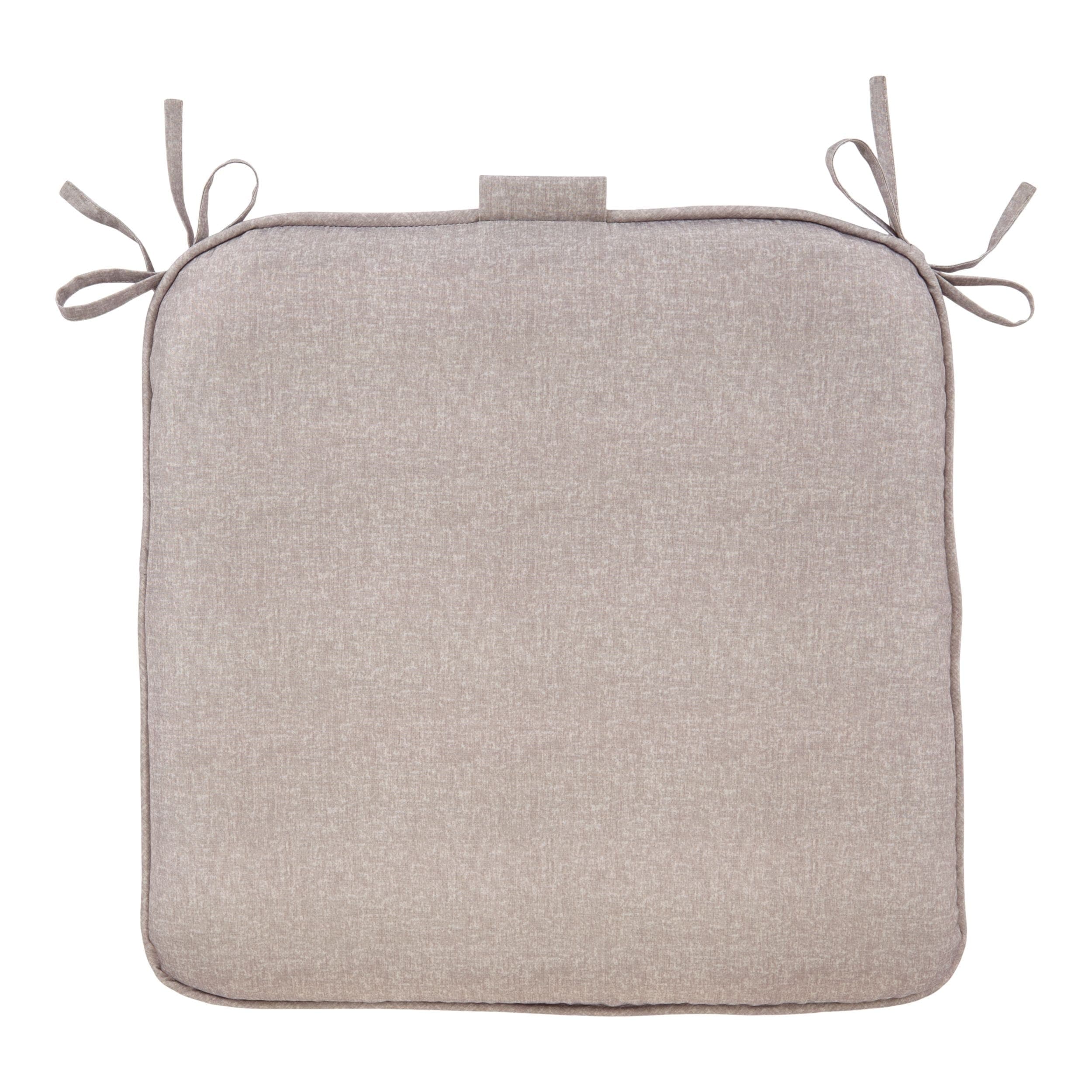 CANVAS Balmoral UV, Water & Stain Resistant Patio Reversible Chair Pad, Taupe