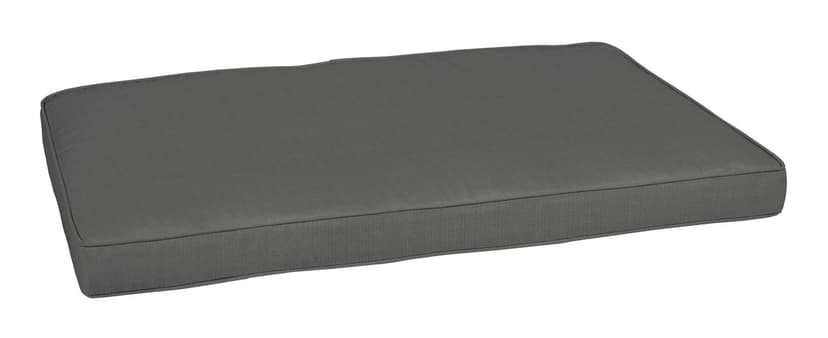 CANVAS Canterbury Patio UV, Water & Stain Resistant Love Seat Pad, Grey