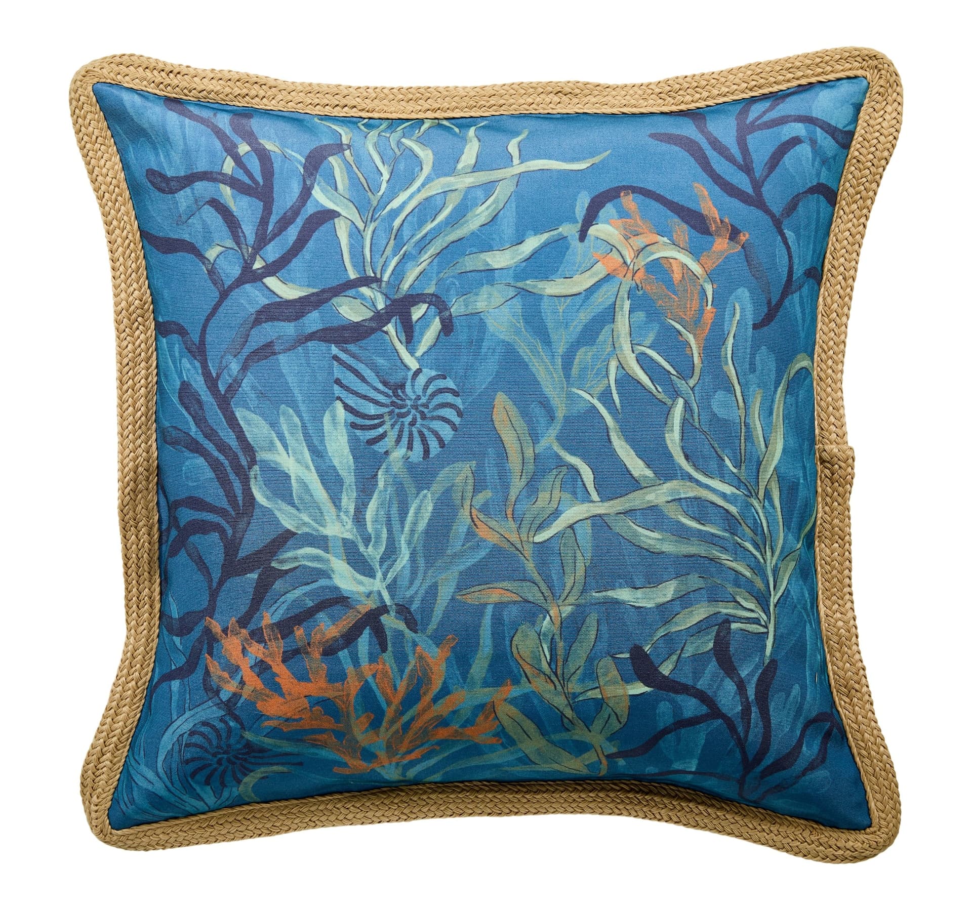 CANVAS Seashore Outdoor Cushion Cover, Water/Fade-Resistant, 18-in x 18-in