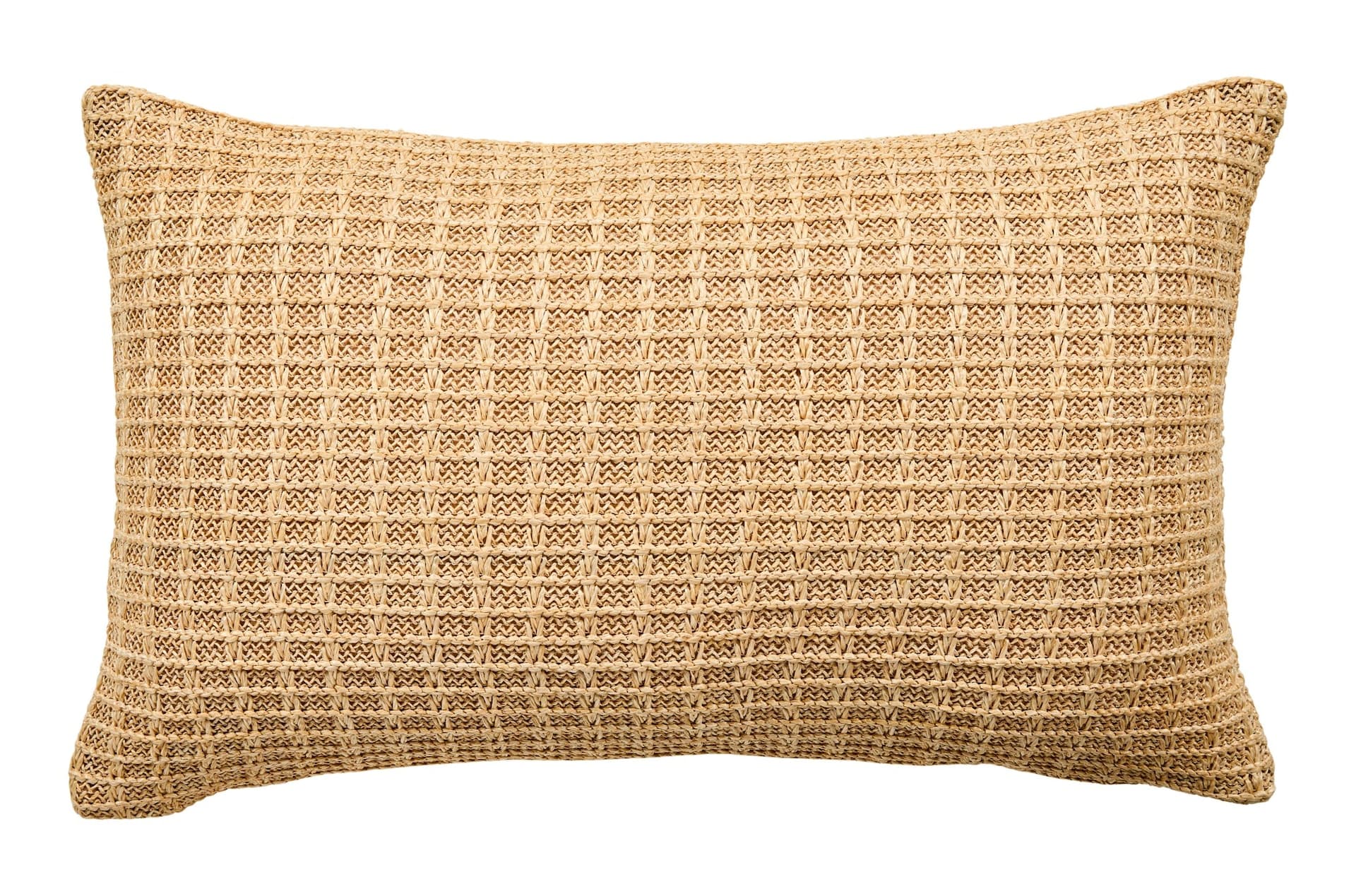 CANVAS Jute Lumbar Indoor/Outdoor Cushion Cover, Water/Fade-Resistant, 12-in x 20-in