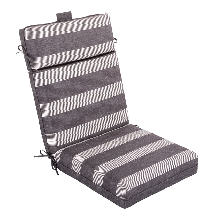 CANVAS Boho Stripe Chair Cushion, Water/Fade-Resistant, 21-in x 44-in