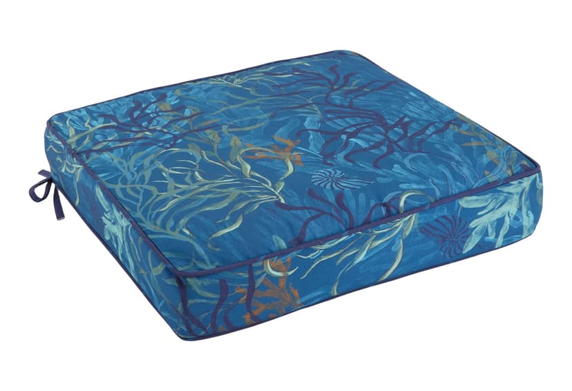 Canvas Seashore Outdoor Seat Pad, Water/Stain/Fade-Resistant, 20-in x 20-in