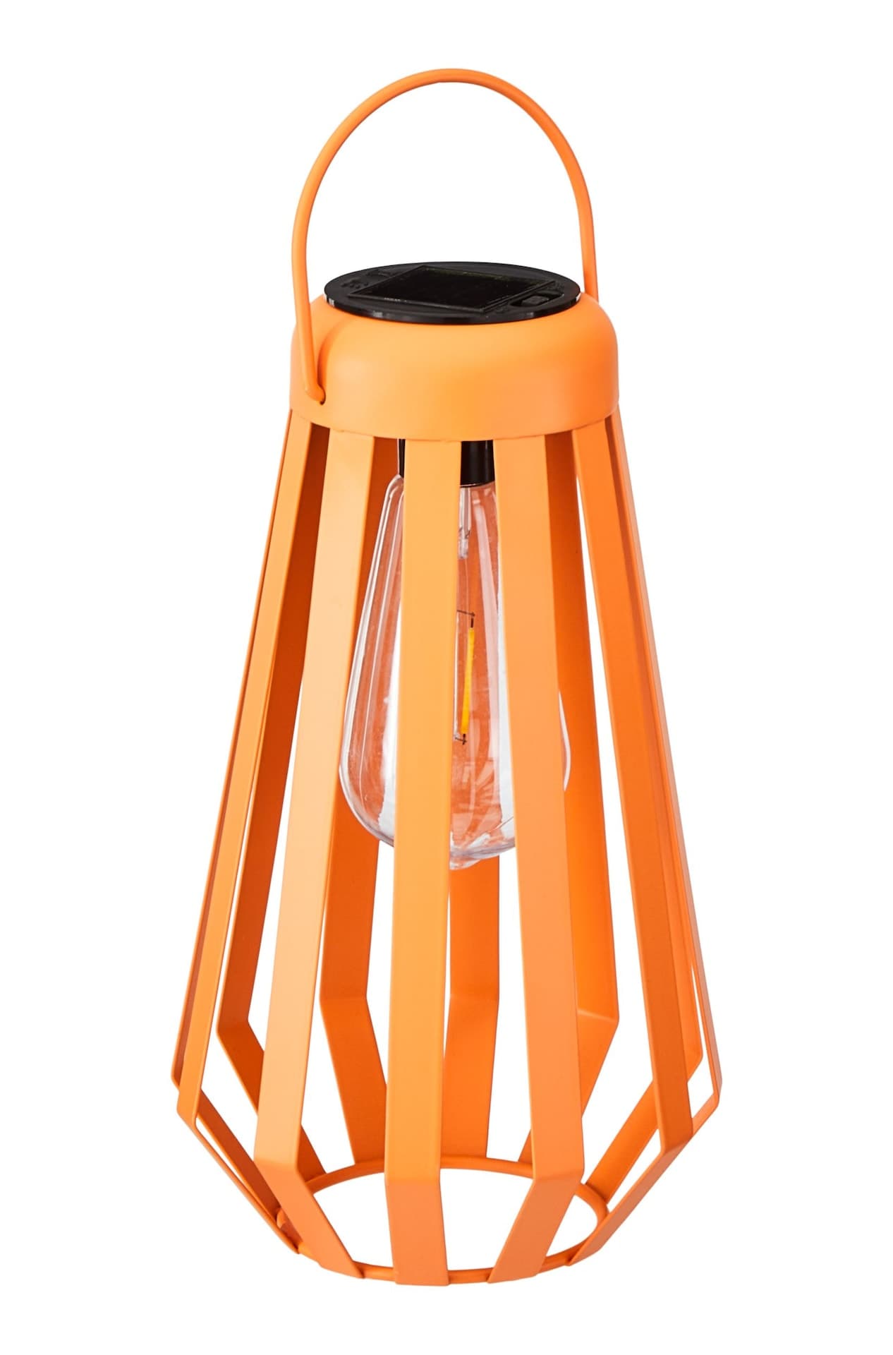 CANVAS Pomelo Solar Lantern with Warm White LEDs, Orange