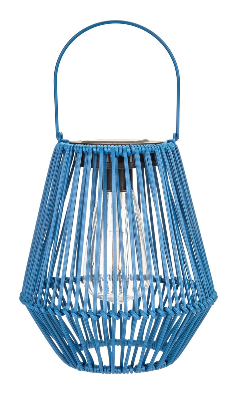CANVAS Outdoor Solar Lantern, Sage Green/Blue, Assorted