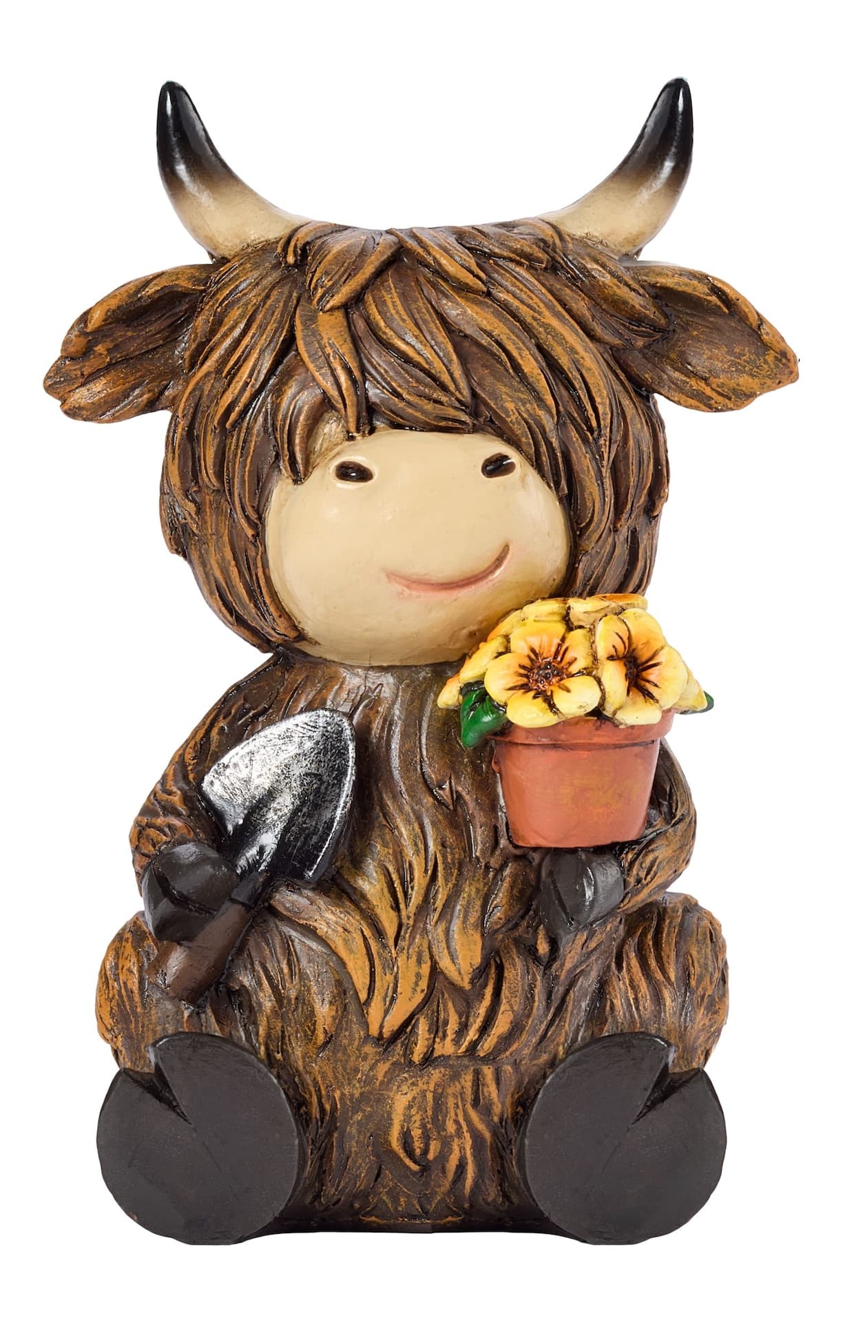 FOR LIVING Highland Cows Resin Statue, Assorted