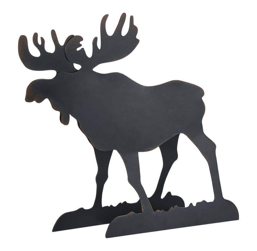 FOR LIVING Metal Canadian Moose, Weather-Resistant, Assorted