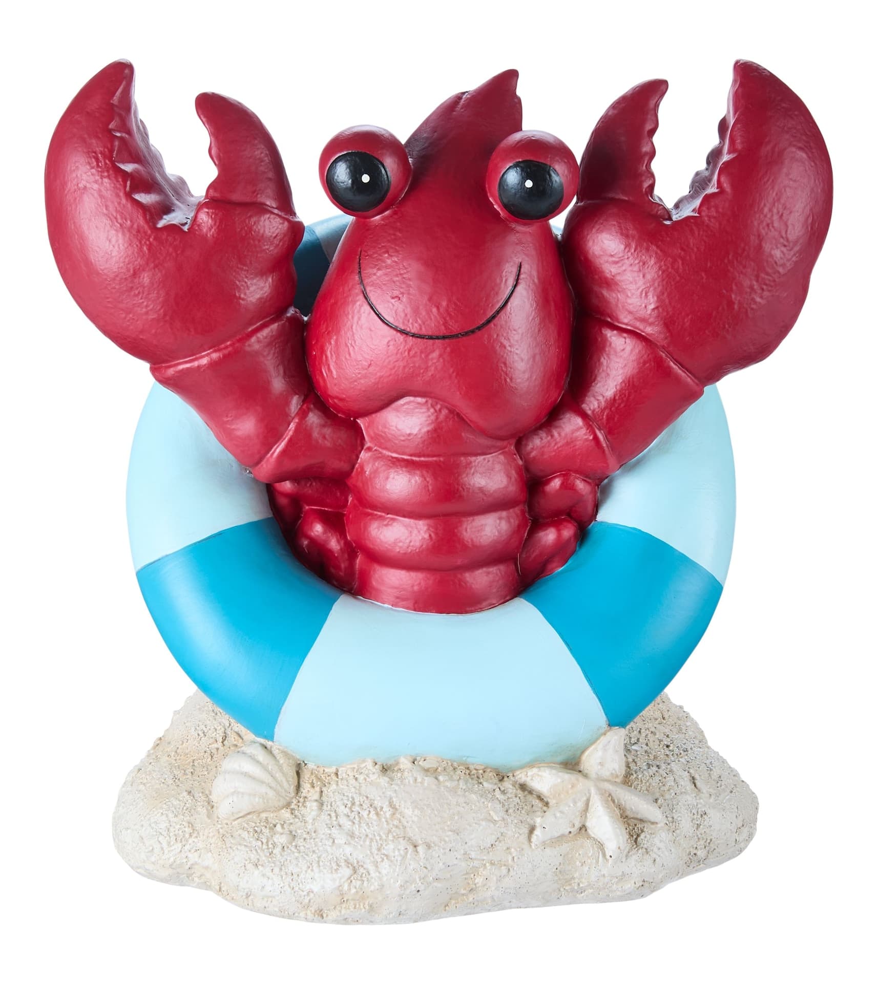 FOR LIVING Heavy Duty Resin Happy Lobster, Weather-Resistant