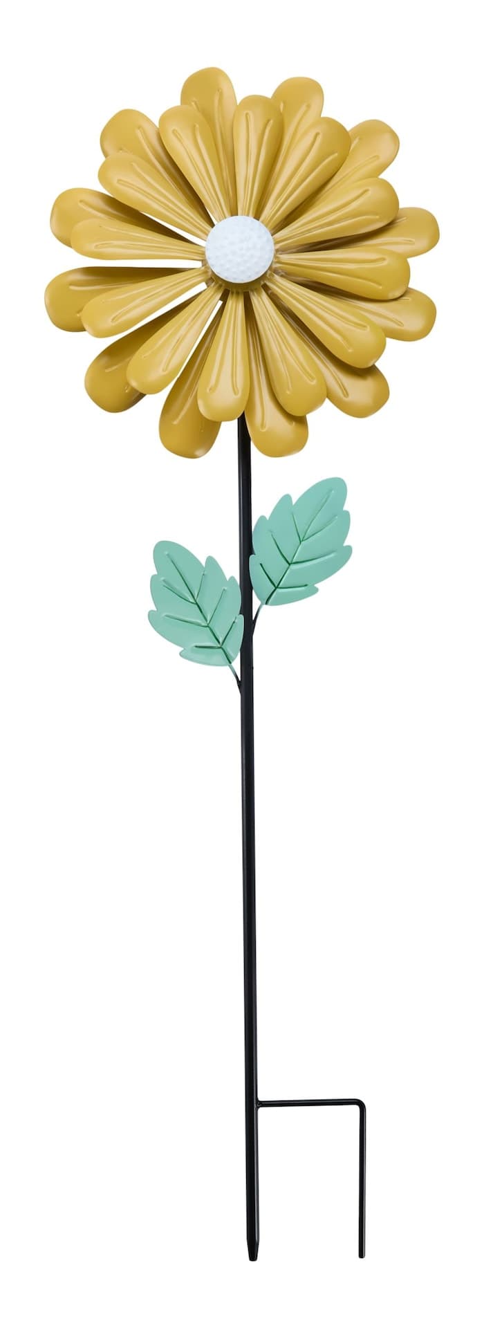 FOR LIVING Outdoor Metal Daisy Garden Spinner, Assorted
