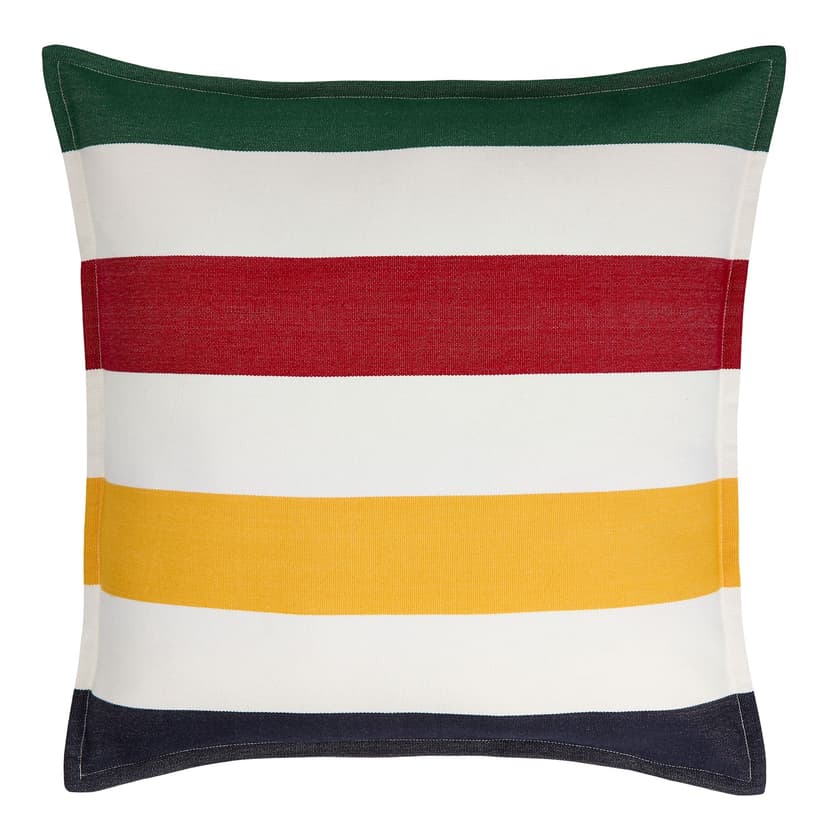 Hudson’s Bay Stripes Outdoor Accent Cushion, Multi-Coloured, 20-in x 20-in