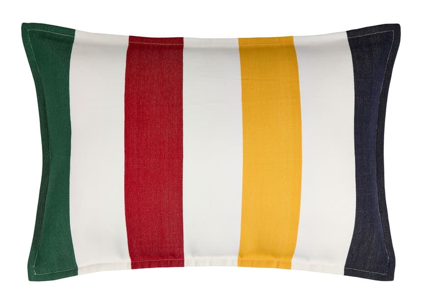Hudson’s Bay Stripes Outdoor Lumbar Cushion, Multi-Coloured, 16-in x 23-in