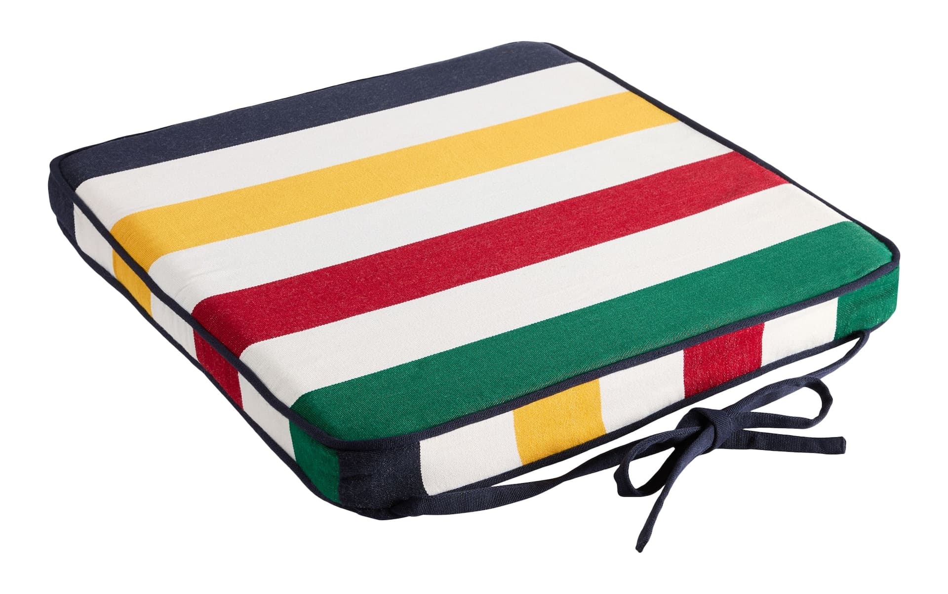 Hudson’s Bay Stripes Outdoor Muskoka Seat Pad, Multi-Coloured, 20-in x 19-in
