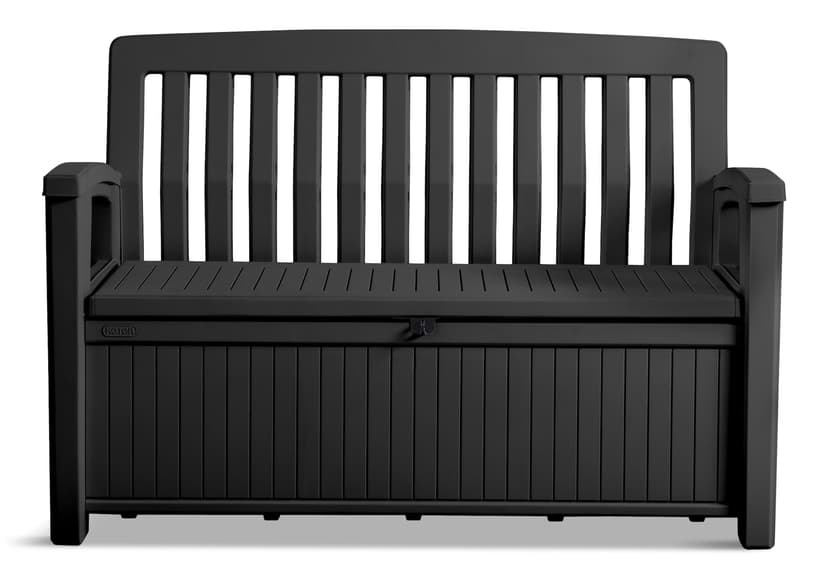 Keter Storage Bench Deck Box for Patio, Brown, 60-Gal