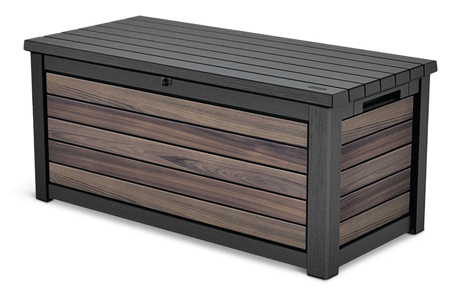 Keter Signature Brown Outdoor Storage Deck Box, 165-Gal