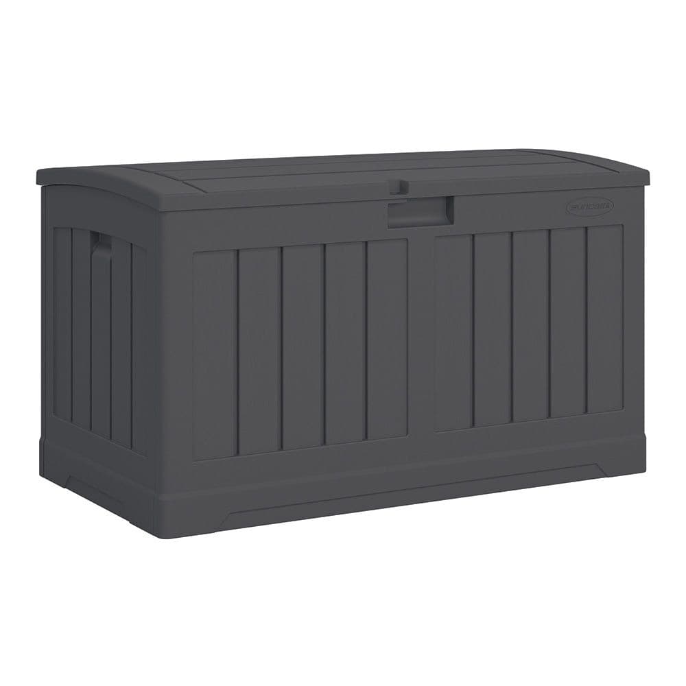 Suncast 50-Gal All-Weather Peppercorn Deck Box with Lock