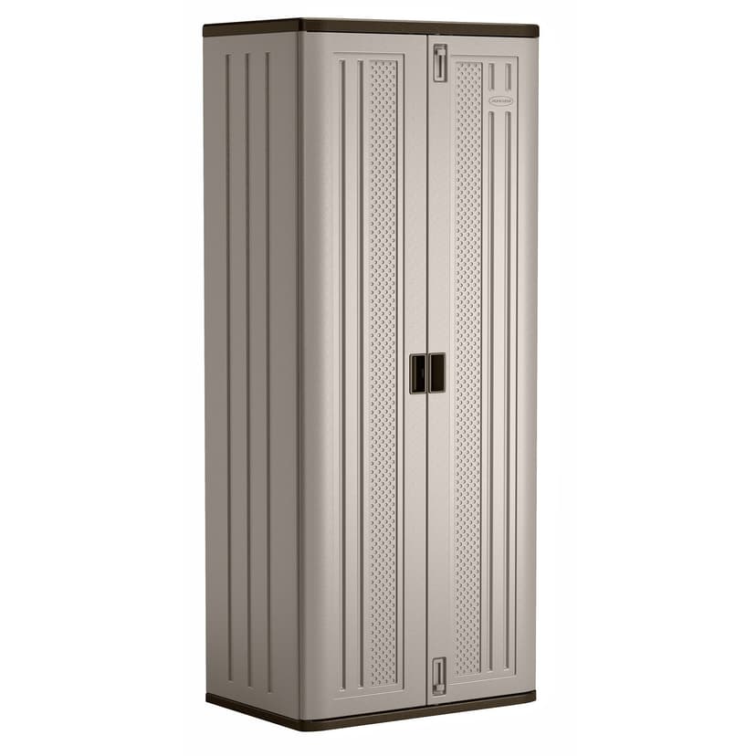 Suncast 19 cu-ft Tall 3-Shelf Resin Storage Cabinet
