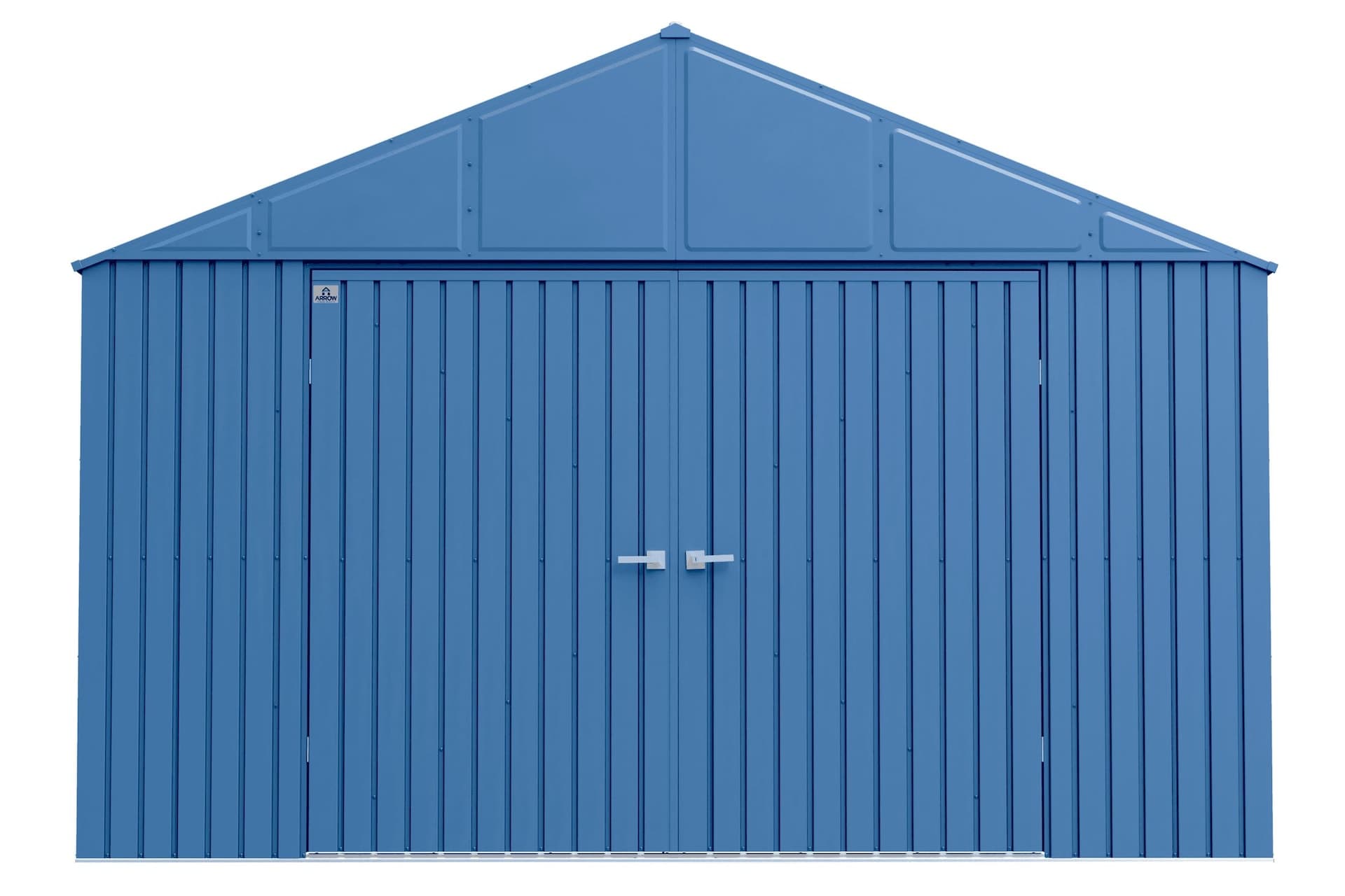 Arrow Elite 12x16-ft Blue Grey Corrosion-Resistant Steel Storage Shed