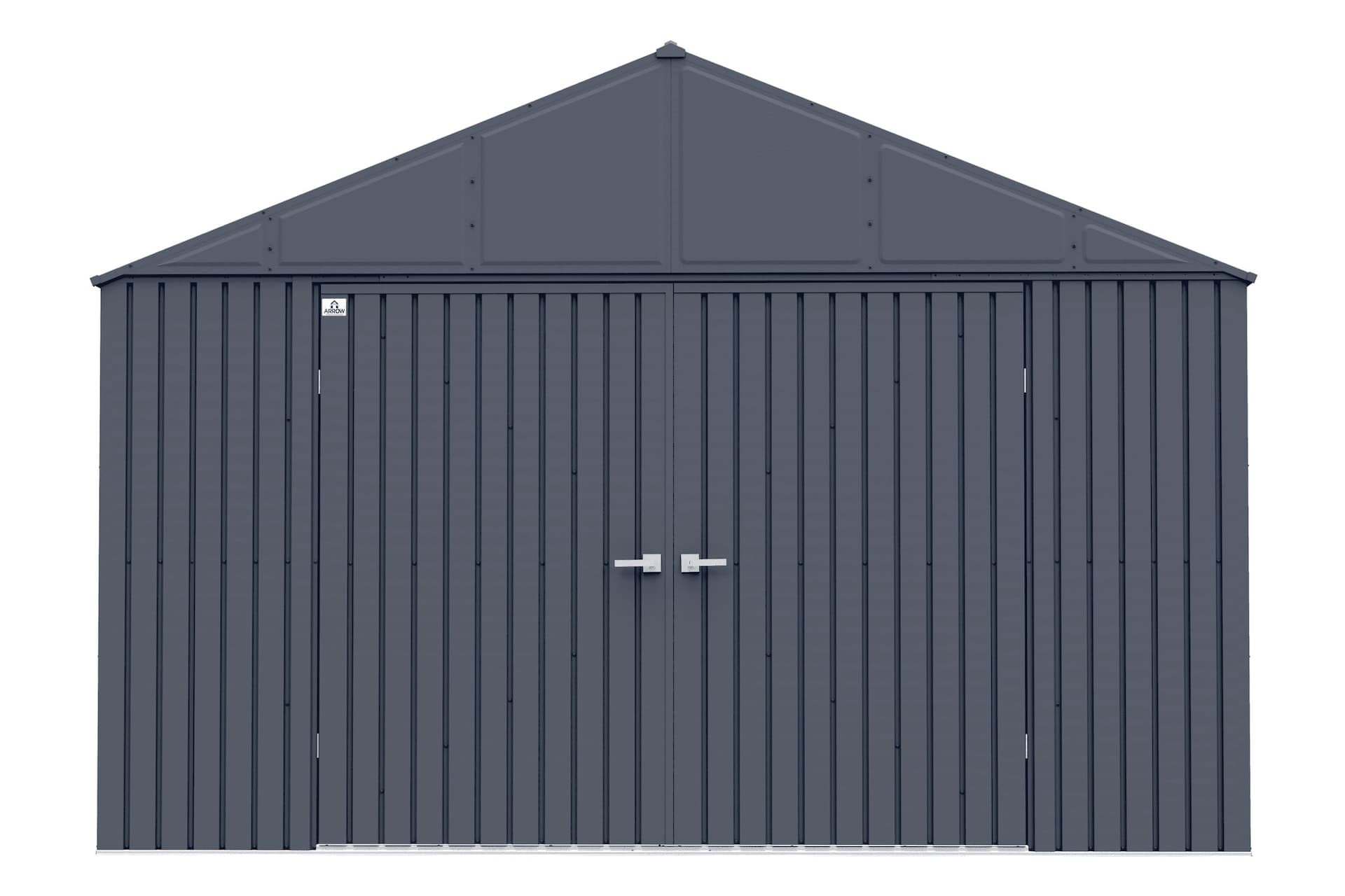 Arrow Elite 12x14-ft Anthracite Corrosion-Resistant Steel Storage Shed