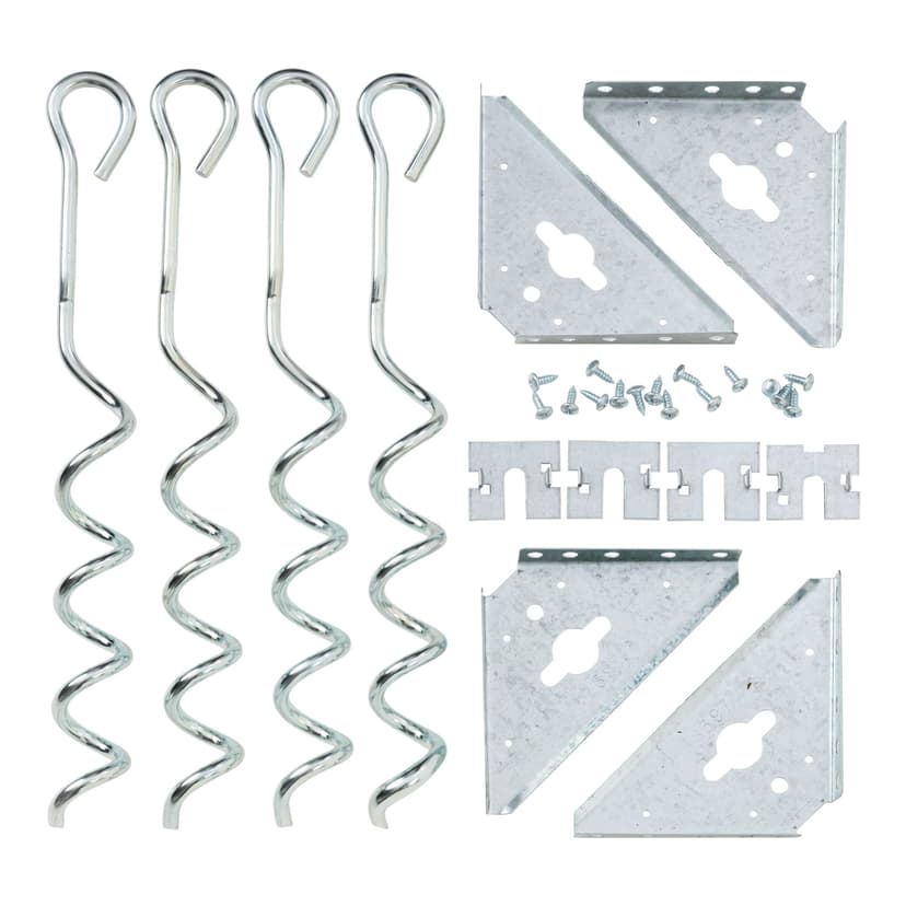 Arrow Steel Earth Anchor Kit with 15-in Corkscrews