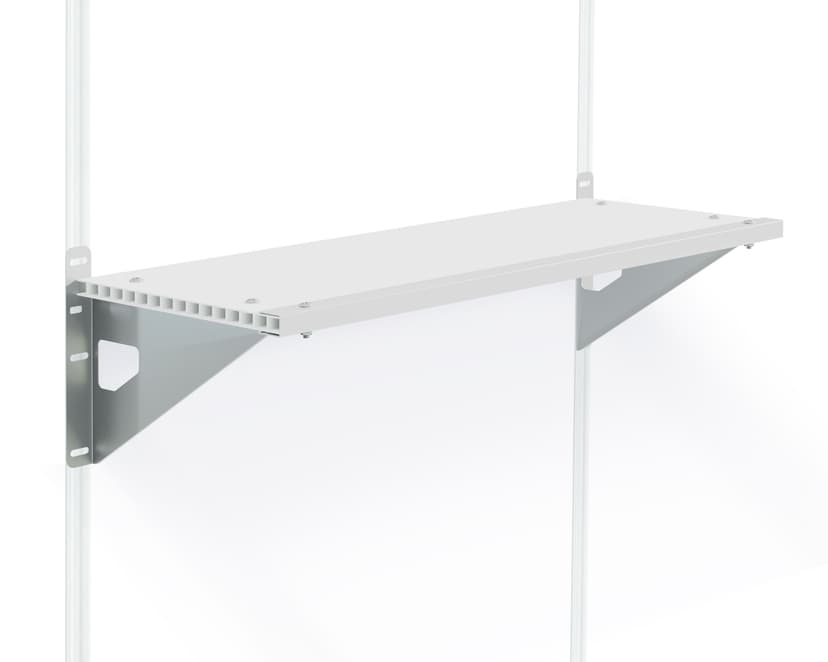 CANOPIA Polycarbonate Shelf Kit with Steel Brackets, 30-kg