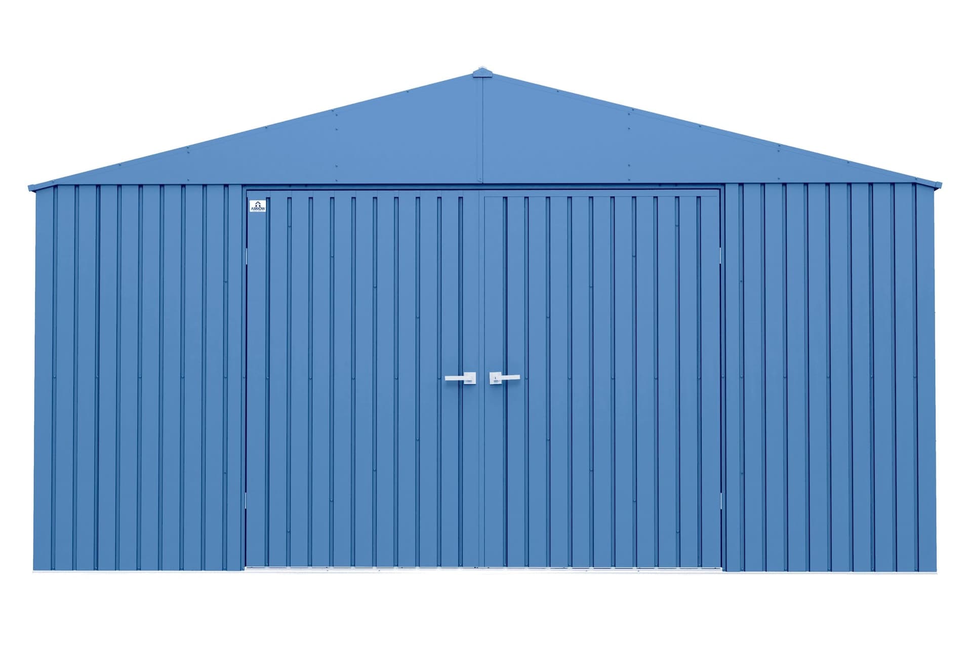 Arrow Elite 14x14-ft Corrosion-Resistant Blue Grey Steel Shed