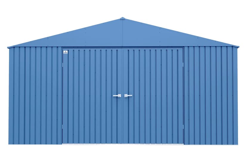 Arrow Elite 14x14-ft Corrosion-Resistant Blue Grey Steel Shed