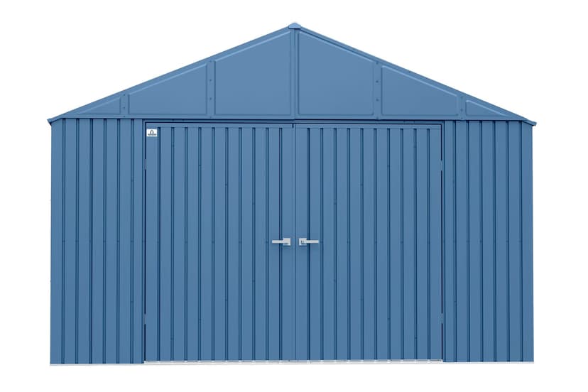 Arrow Elite 12x12-ft Blue Grey Corrosion-Resistant Steel Shed