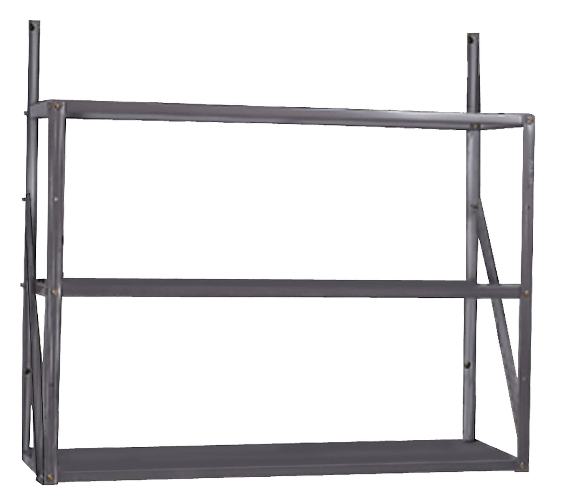 Arrow Telescoping 3-Tier Galvanized Steel Shelf Kit