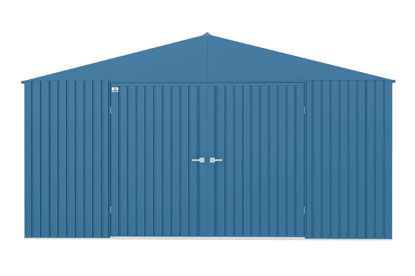 Arrow Elite 14x12-ft Blue Grey Corrosion-Resistant Steel Shed