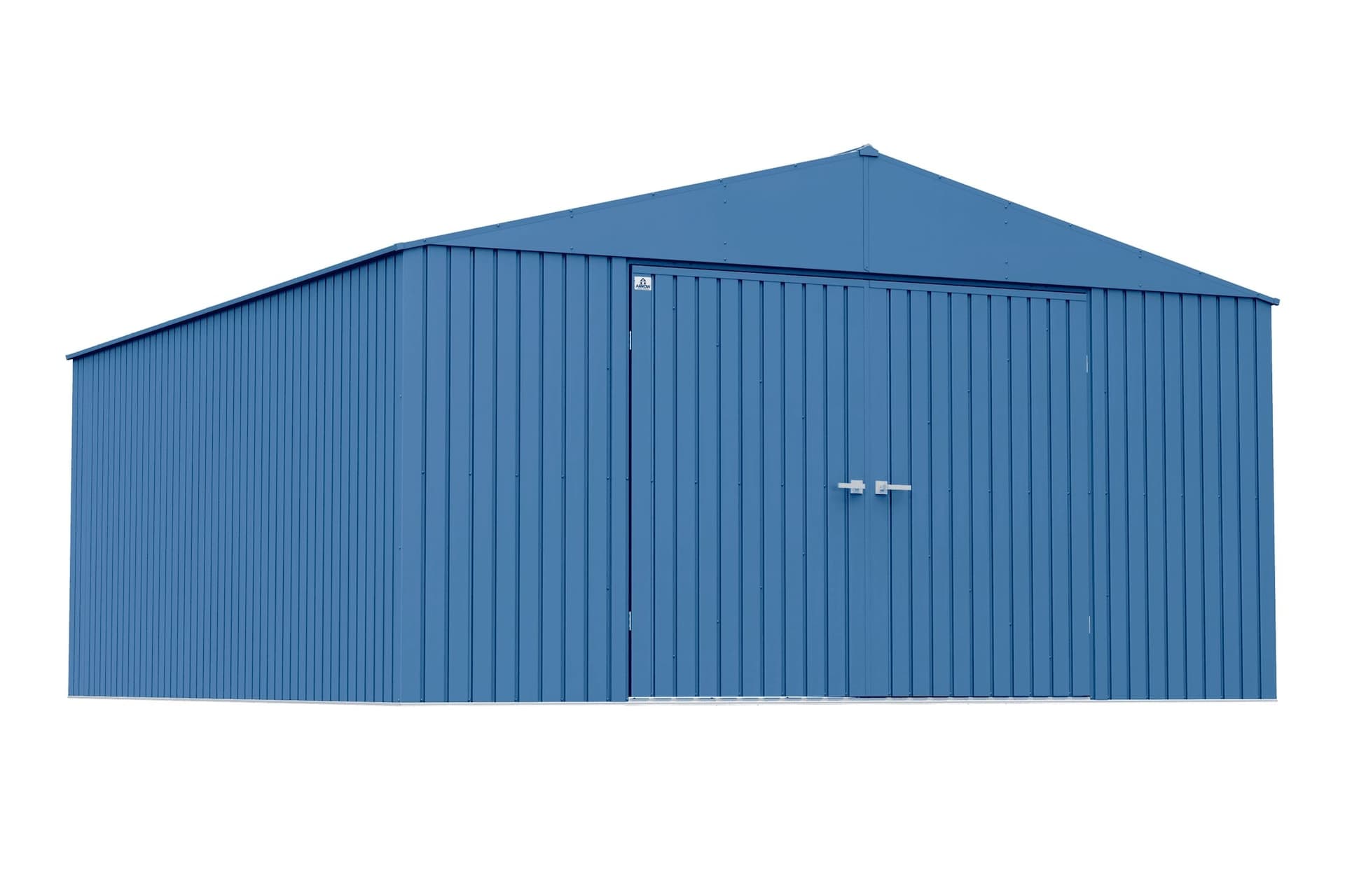 Arrow Elite 14x16-ft Blue Grey Corrosion-Resistant Steel Shed