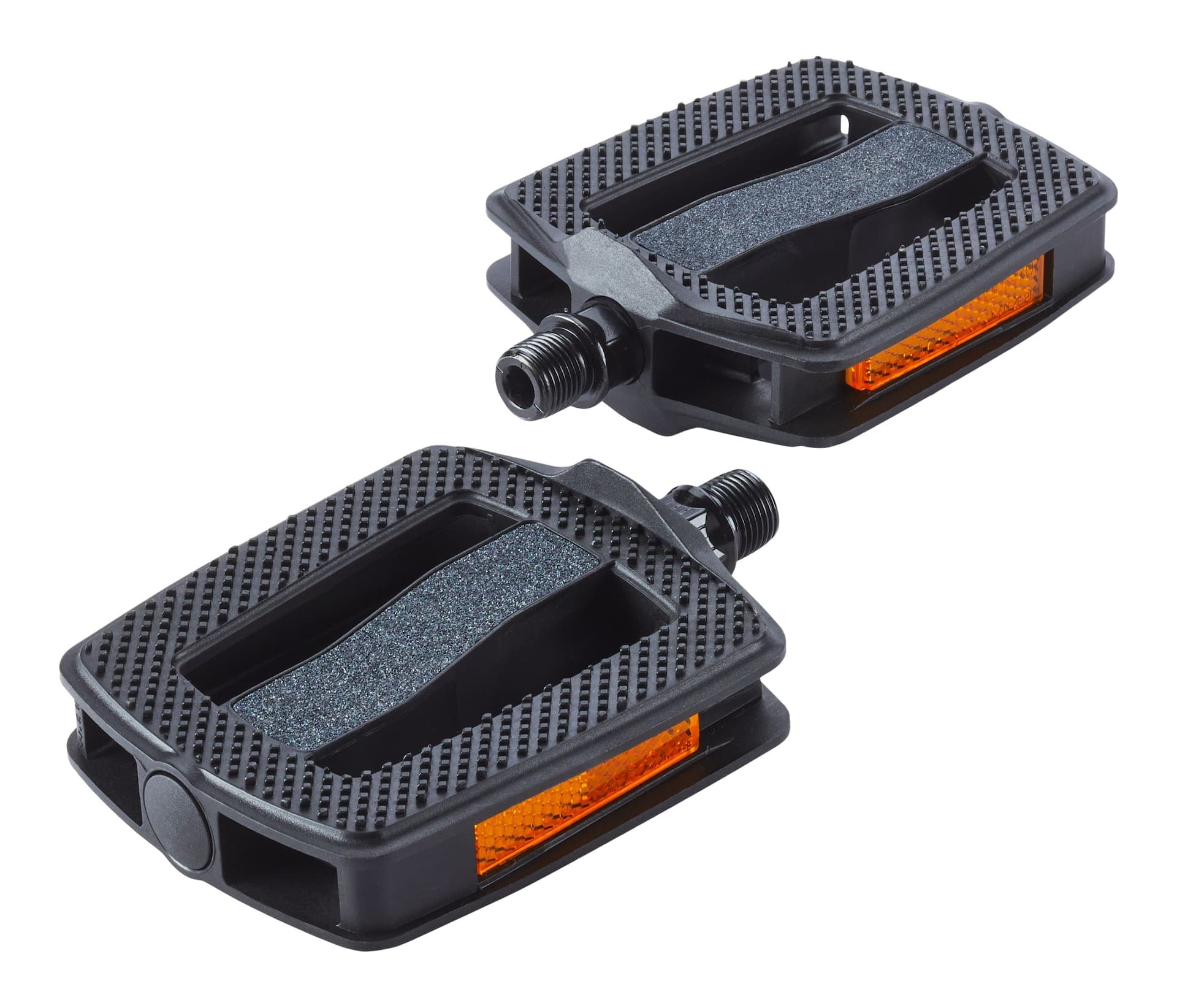 Raleigh Commuter Bike Pedals, Platform Style, Rubber Thermoplastic