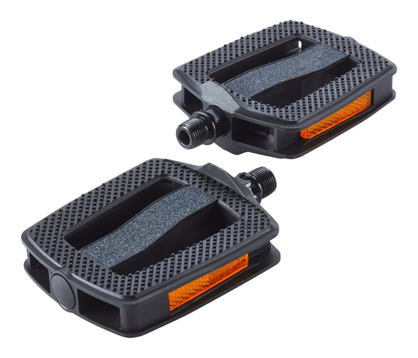 Raleigh Commuter Bike Pedals, Platform Style, Rubber Thermoplastic