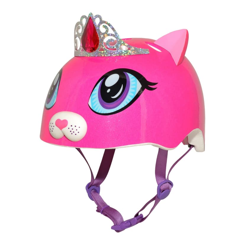 Raskullz Duchess Meow Multi-Sport Toddler Bike Helmet, Pink, Ages 3+