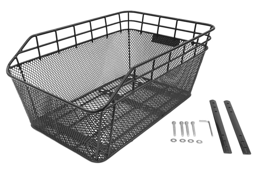 Supercycle Adult Bike Rear Basket, 7-kg Capacity, Black