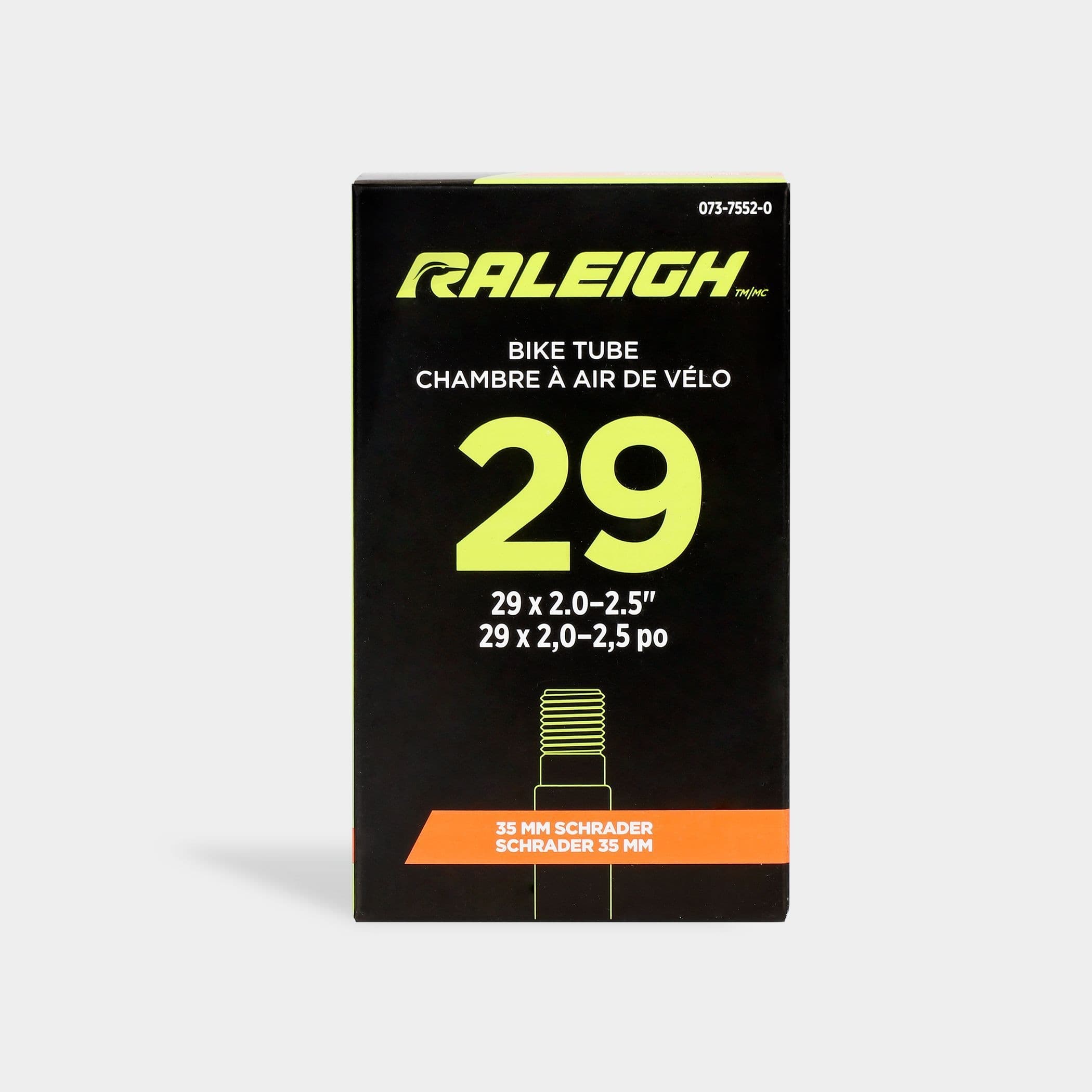 Raleigh Butyl Bike Tube 35-mm Schrader, 29-in x 2.0-2.5-in