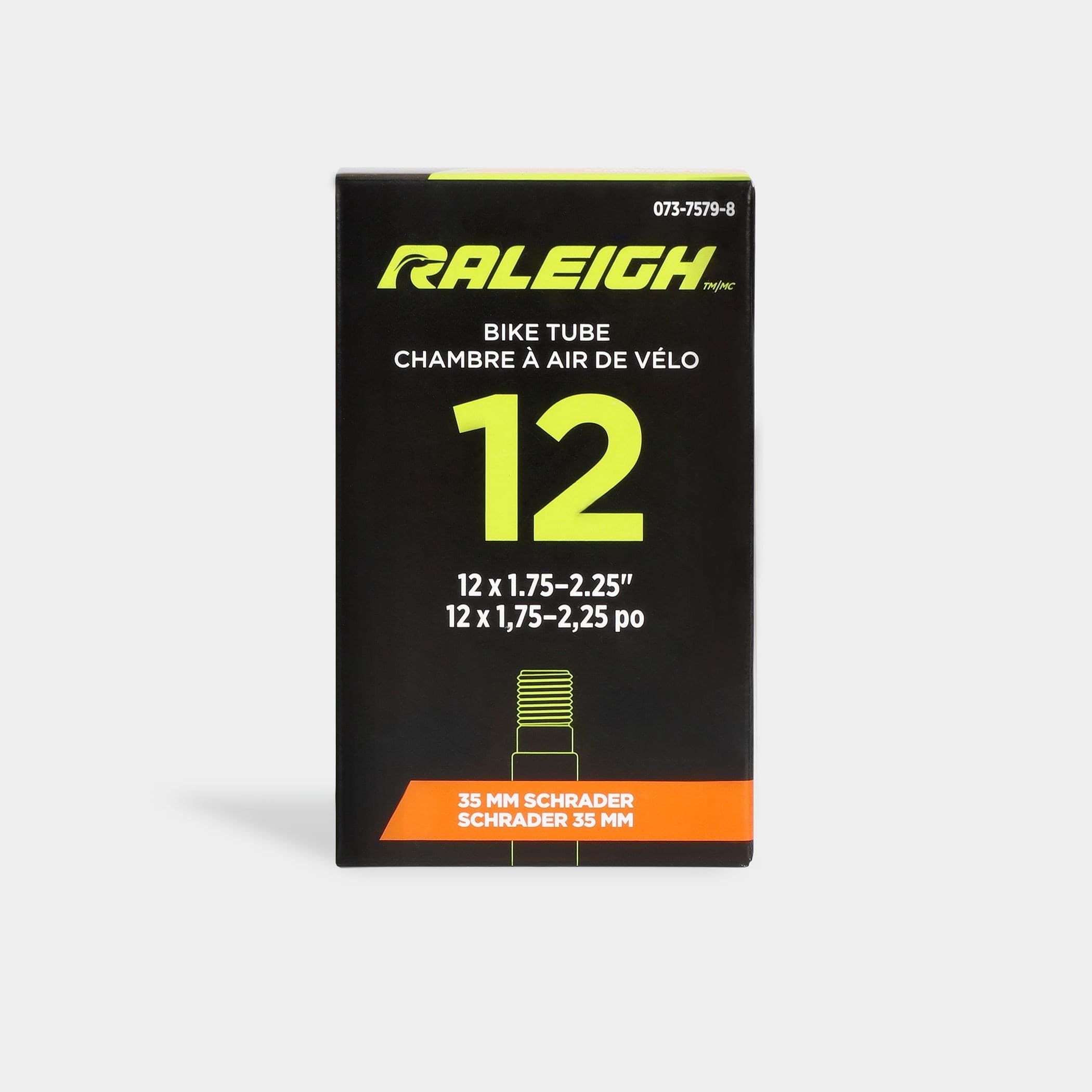 Raleigh Butyl Bike Tube 35-mm Schrader, 12-in x 1.75-2.25-in