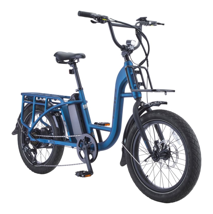 iZip Juice XL 48V Pro All-Terrain Electric Bike with Battery & LCD Display, 20-in Wheel, Blue