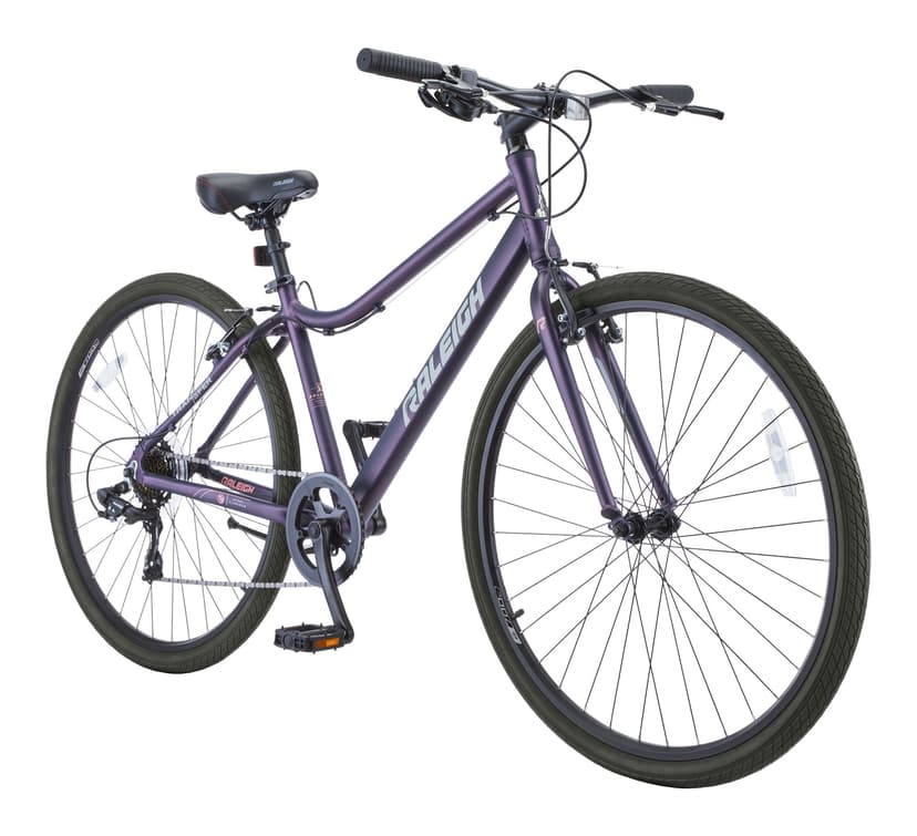 Raleigh Entourage City Bike, Aluminum Frame, 700C, Purple