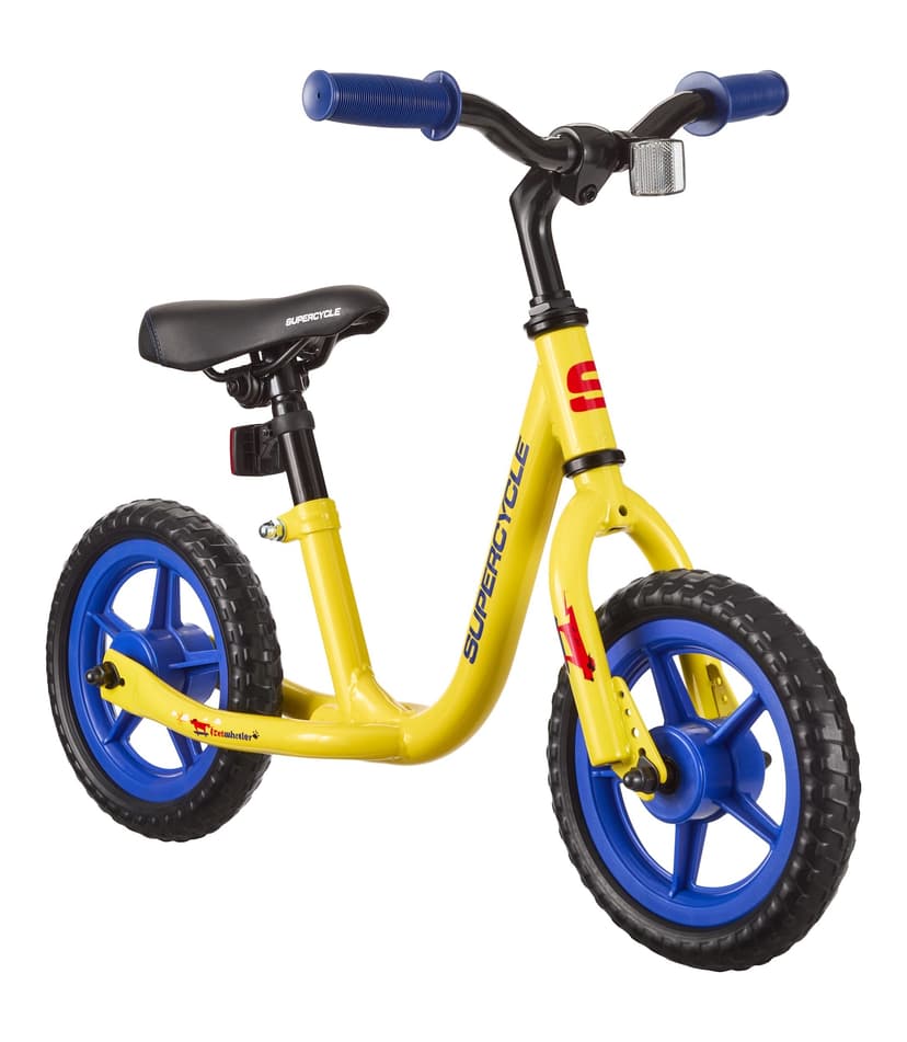 Supercycle Freewheeler Balance Kids' Bike, Lightweight, 10-in, Yellow
