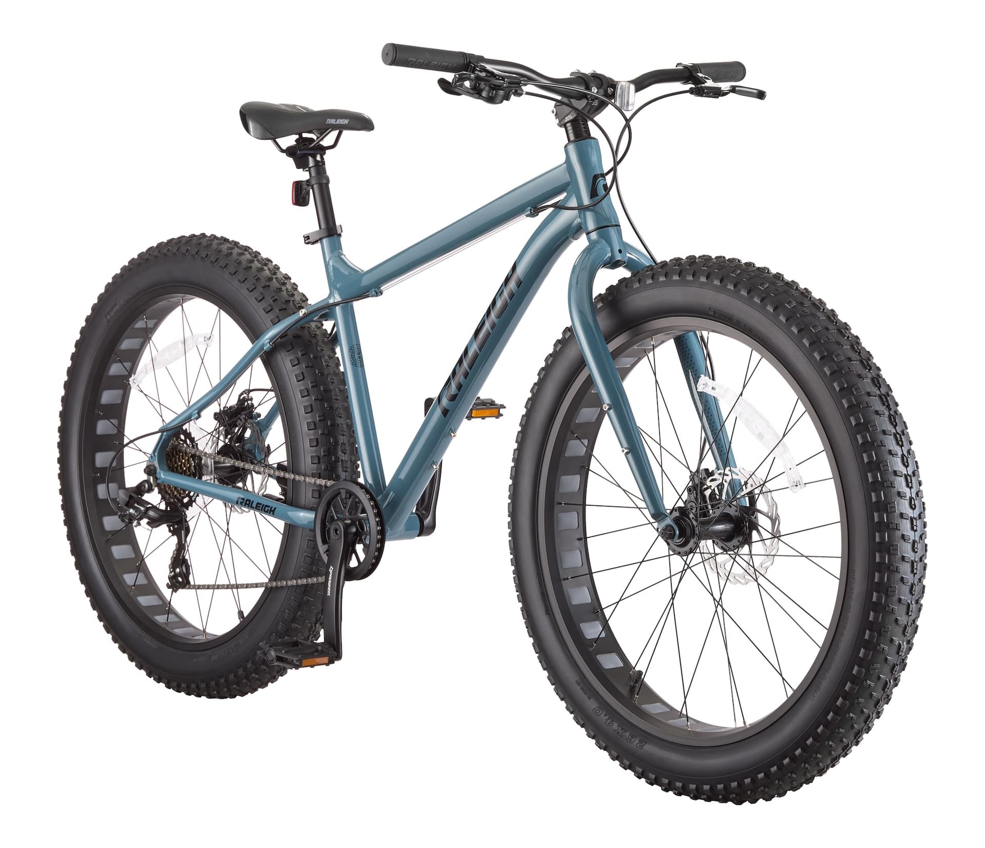 Raleigh Rogue Fat Tire Bike with 7-Speed Shimano Shifting System, 26-in, Blue