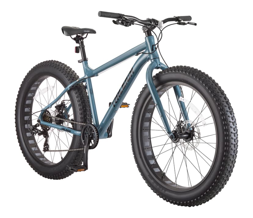 Raleigh Rogue Fat Tire Bike with 7-Speed Shimano Shifting System, 26-in, Blue
