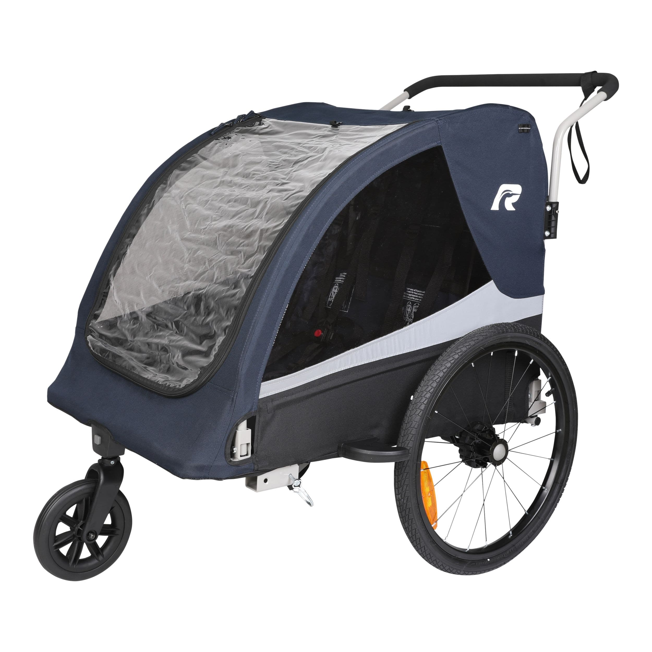 Raleigh Rhythm Bike Trailer, Quick Assembly, All Weather, Blue