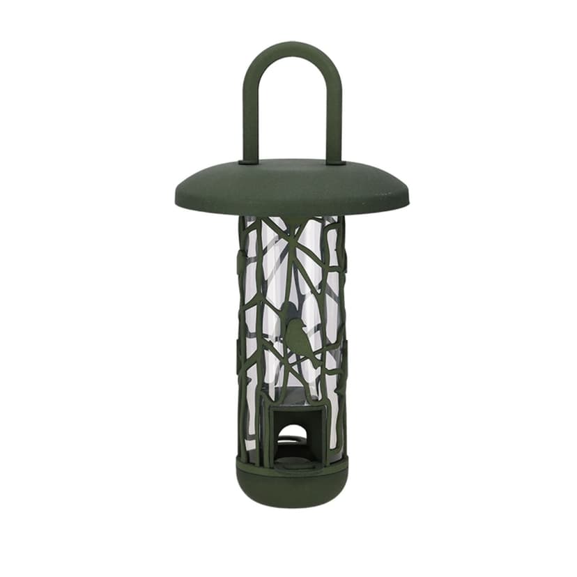 TASC 2-in-1 Recycled Plastic Seed and Nut Outdoor Hanging Bird Feeder