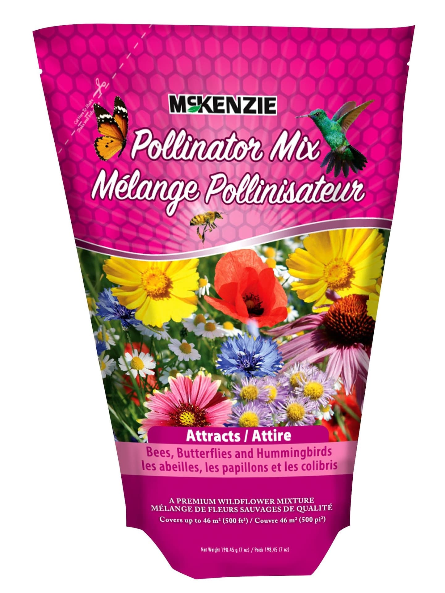 McKenzie Pollinator Mix Wildflower Seeds, 198-g