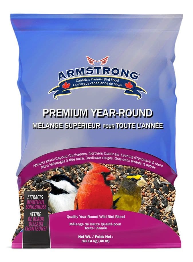 Armstrong Premium Year-Round Bird Seed, 18-kg