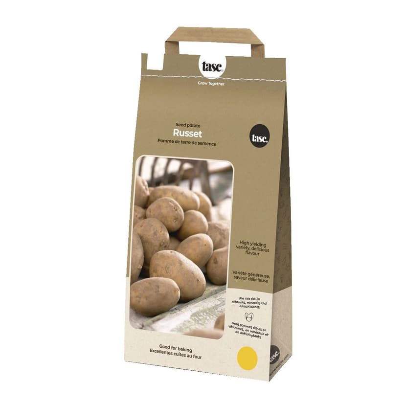 Bulbs Are Easy, Russet Goldrush Seed Potato, Ready to Plant for your Home Garden